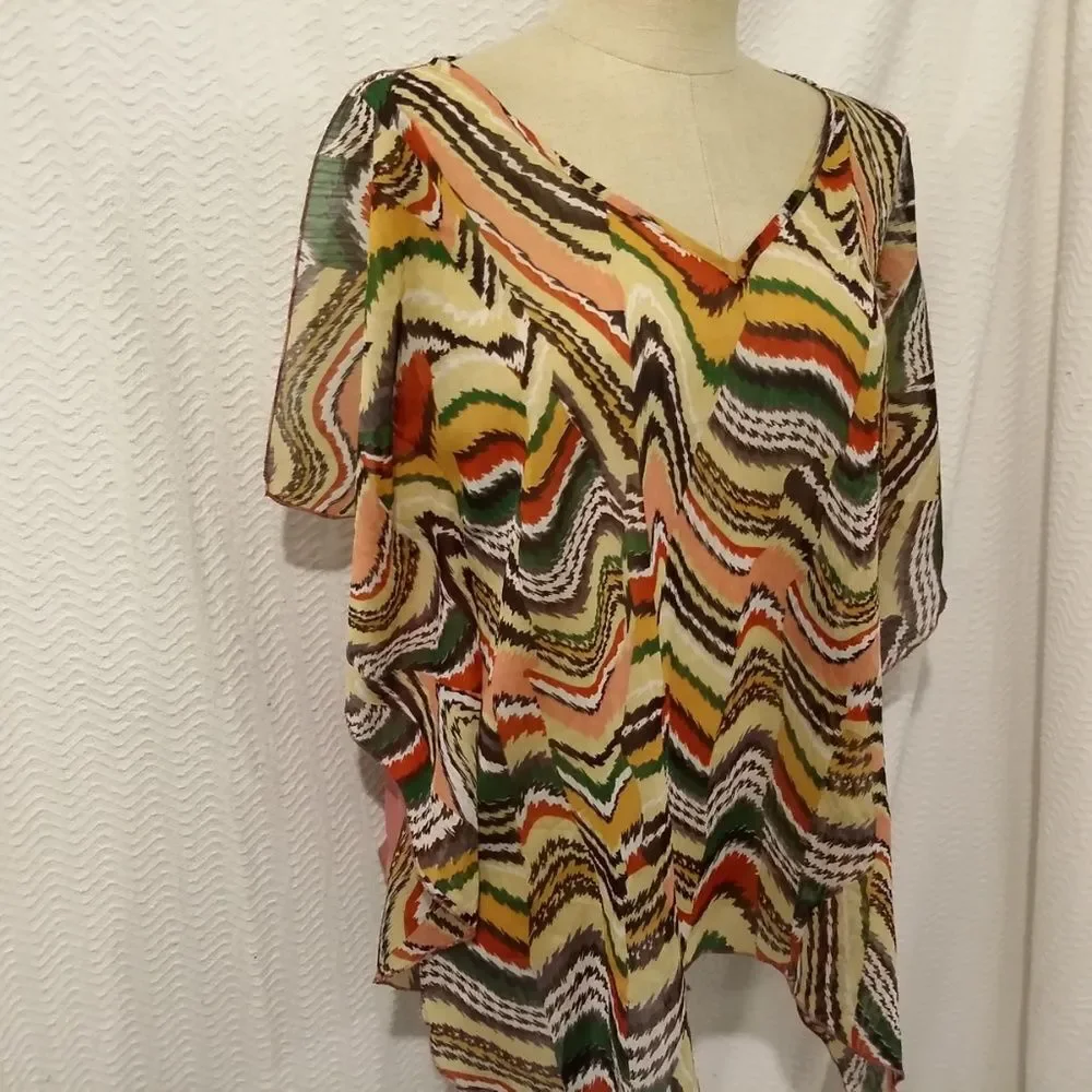 UMGEE MULTICOLOR ORIGINAL DESIGN LIGHT Blouse - Picture 4 of 8